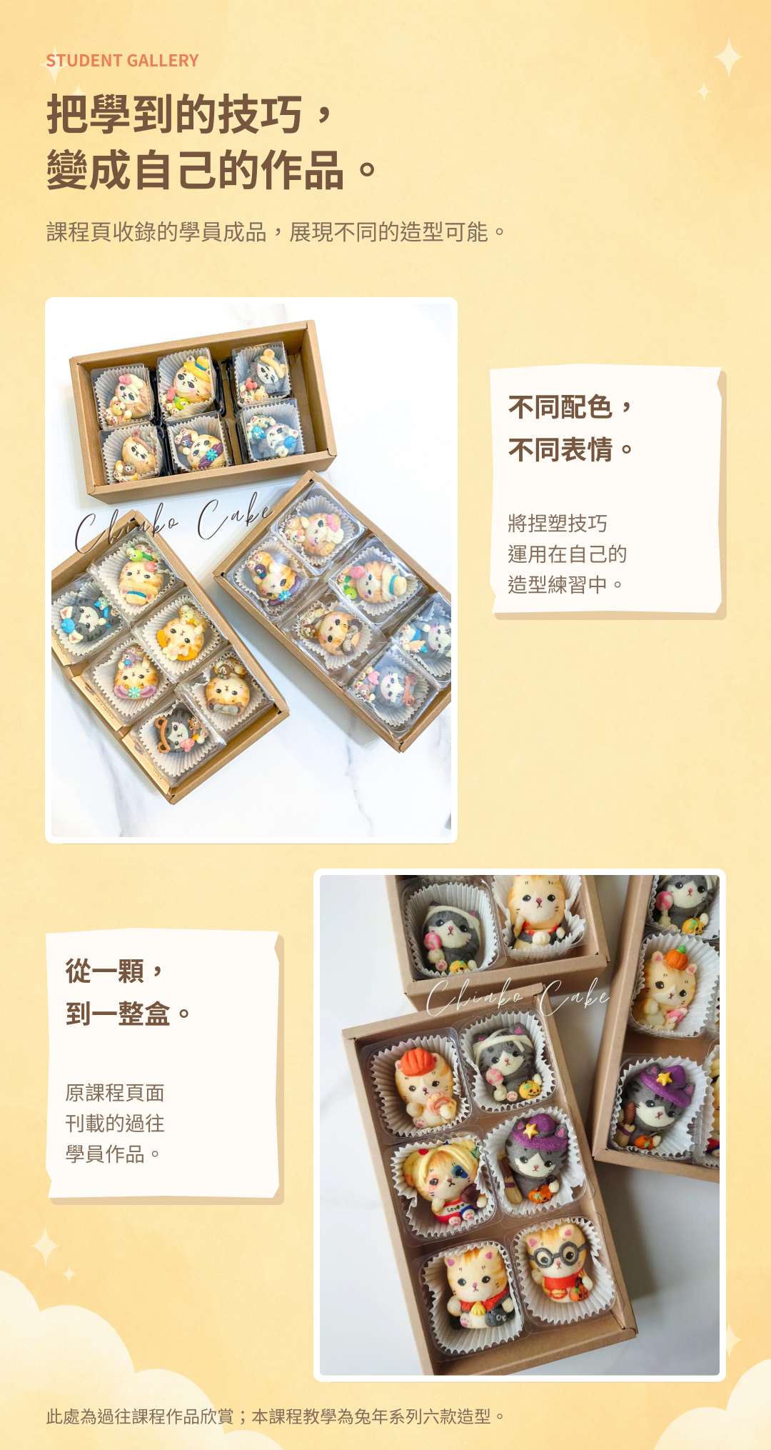 鳳梨酥課程：學員作品